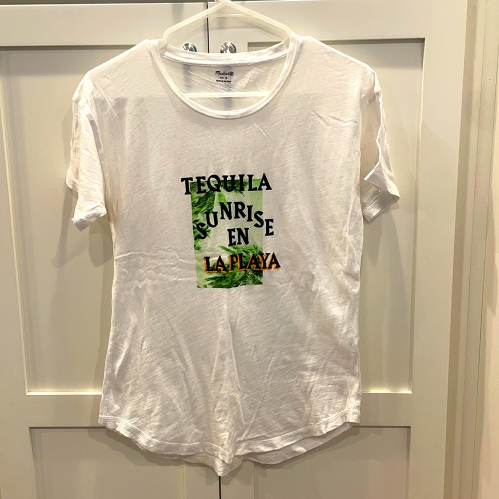 Madewell graphic tee shirt size small